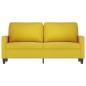 vidaXL 2-Sitzer-Sofa Gelb 140 cm Samt vidaXL 2-Sitzer-Sofa Gelb 140 cm Samt