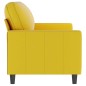 vidaXL 2-Sitzer-Sofa Gelb 140 cm Samt vidaXL 2-Sitzer-Sofa Gelb 140 cm Samt