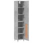 vidaXL Highboard Betongrau 34,5x34x180 cm Holzwerkstoff vidaXL Highboard Betongrau 34,5x34x180 cm Holzwerkstoff