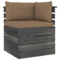 Garten-Palettensofa 2-Sitzer mit Kissen Kiefer Massivholz Garten-Palettensofa 2-Sitzer mit Kissen Kiefer Massivholz
