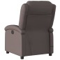vidaXL Massagesessel Elektrisch Dunkelbraun Echtleder vidaXL Massagesessel Elektrisch Dunkelbraun Echtleder