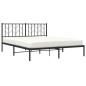 vidaXL Bettgestell mit Kopfteil Metall Schwarz 160x200 cm vidaXL Bettgestell mit Kopfteil Metall Schwarz 160x200 cm