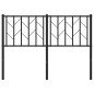 vidaXL Kopfteil Metall Schwarz 120 cm vidaXL Kopfteil Metall Schwarz 120 cm