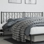 vidaXL Kopfteil Metall Schwarz 200 cm vidaXL Kopfteil Metall Schwarz 200 cm
