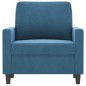 vidaXL Sessel Blau 60 cm Samt vidaXL Sessel Blau 60 cm Samt