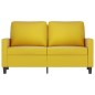 vidaXL 2-Sitzer-Sofa Gelb 120 cm Samt vidaXL 2-Sitzer-Sofa Gelb 120 cm Samt