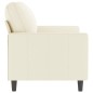 vidaXL 2-Sitzer-Sofa Creme 120 cm Samt vidaXL 2-Sitzer-Sofa Creme 120 cm Samt