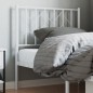 vidaXL Kopfteil Metall Weiß 80 cm vidaXL Kopfteil Metall Weiß 80 cm