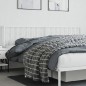 vidaXL Kopfteil Metall Weiß 200 cm vidaXL Kopfteil Metall Weiß 200 cm