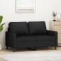 vidaXL 2-Sitzer-Sofa Schwarz 120 cm Samt vidaXL 2-Sitzer-Sofa Schwarz 120 cm Samt