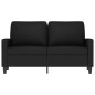 vidaXL 2-Sitzer-Sofa Schwarz 120 cm Samt vidaXL 2-Sitzer-Sofa Schwarz 120 cm Samt