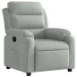 vidaXL Relaxsessel Hellgrau Samt vidaXL Relaxsessel Hellgrau Samt