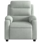 vidaXL Relaxsessel Hellgrau Samt vidaXL Relaxsessel Hellgrau Samt