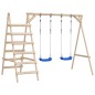 vidaXL Schaukelsitze mit Seilen 2 Stk. Blau 38x16 cm PE vidaXL Schaukelsitze mit Seilen 2 Stk. Blau 38x16 cm PE