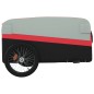 vidaXL Fahrradanhänger Schwarz und Rot 45 kg Eisen vidaXL Fahrradanhänger Schwarz und Rot 45 kg Eisen