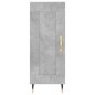 vidaXL Highboard Betongrau 34,5x34x180 cm Holzwerkstoff vidaXL Highboard Betongrau 34,5x34x180 cm Holzwerkstoff