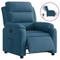 vidaXL Relaxsessel Elektrisch Blau Samt vidaXL Relaxsessel Elektrisch Blau Samt