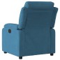 vidaXL Relaxsessel Elektrisch Blau Samt vidaXL Relaxsessel Elektrisch Blau Samt