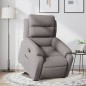 vidaXL Relaxsessel mit Aufstehhilfe Taupe Stoff vidaXL Relaxsessel mit Aufstehhilfe Taupe Stoff