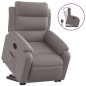 vidaXL Relaxsessel mit Aufstehhilfe Taupe Stoff vidaXL Relaxsessel mit Aufstehhilfe Taupe Stoff
