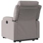 vidaXL Relaxsessel mit Aufstehhilfe Taupe Stoff vidaXL Relaxsessel mit Aufstehhilfe Taupe Stoff