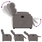 vidaXL Relaxsessel mit Aufstehhilfe Taupe Stoff vidaXL Relaxsessel mit Aufstehhilfe Taupe Stoff