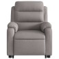 vidaXL Relaxsessel mit Aufstehhilfe Taupe Stoff vidaXL Relaxsessel mit Aufstehhilfe Taupe Stoff