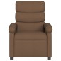 vidaXL Massagesessel Elektrisch Braun Stoff vidaXL Massagesessel Elektrisch Braun Stoff