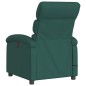 vidaXL Massagesessel Elektrisch Dunkelgrün Stoff vidaXL Massagesessel Elektrisch Dunkelgrün Stoff