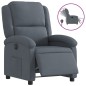 vidaXL Relaxsessel Elektrisch Dunkelgrau Samt vidaXL Relaxsessel Elektrisch Dunkelgrau Samt
