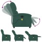 vidaXL Massagesessel Elektrisch Dunkelgrün Samt vidaXL Massagesessel Elektrisch Dunkelgrün Samt