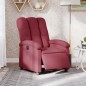 vidaXL Relaxsessel Elektrisch Weinrot Stoff vidaXL Relaxsessel Elektrisch Weinrot Stoff