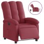 vidaXL Relaxsessel Elektrisch Weinrot Stoff vidaXL Relaxsessel Elektrisch Weinrot Stoff