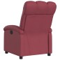 vidaXL Relaxsessel Elektrisch Weinrot Stoff vidaXL Relaxsessel Elektrisch Weinrot Stoff
