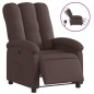 vidaXL Relaxsessel Elektrisch Dunkelbraun Stoff vidaXL Relaxsessel Elektrisch Dunkelbraun Stoff