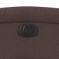vidaXL Relaxsessel Elektrisch Dunkelbraun Stoff vidaXL Relaxsessel Elektrisch Dunkelbraun Stoff