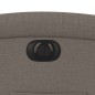 vidaXL Relaxsessel Elektrisch Taupe Stoff