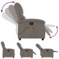 vidaXL Massagesessel Elektrisch Taupe Stoff vidaXL Massagesessel Elektrisch Taupe Stoff