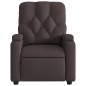vidaXL Relaxsessel Elektrisch Dunkelbraun Stoff vidaXL Relaxsessel Elektrisch Dunkelbraun Stoff