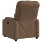 vidaXL Massagesessel Elektrisch Braun Stoff vidaXL Massagesessel Elektrisch Braun Stoff