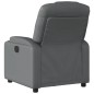 vidaXL Relaxsessel Elektrisch Grau Kunstleder vidaXL Relaxsessel Elektrisch Grau Kunstleder