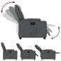 vidaXL Relaxsessel Elektrisch Grau Kunstleder vidaXL Relaxsessel Elektrisch Grau Kunstleder