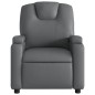 vidaXL Relaxsessel Elektrisch Grau Kunstleder vidaXL Relaxsessel Elektrisch Grau Kunstleder