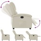 vidaXL Relaxsessel Elektrisch Creme Kunstleder vidaXL Relaxsessel Elektrisch Creme Kunstleder