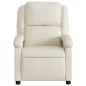 vidaXL Relaxsessel Elektrisch Creme Kunstleder vidaXL Relaxsessel Elektrisch Creme Kunstleder