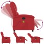 vidaXL Massagesessel Elektrisch Rot Kunstleder vidaXL Massagesessel Elektrisch Rot Kunstleder