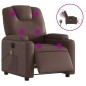 vidaXL Massagesessel Elektrisch Braun Kunstleder vidaXL Massagesessel Elektrisch Braun Kunstleder