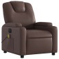 vidaXL Massagesessel Elektrisch Braun Kunstleder vidaXL Massagesessel Elektrisch Braun Kunstleder