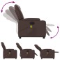 vidaXL Massagesessel Elektrisch Braun Kunstleder vidaXL Massagesessel Elektrisch Braun Kunstleder