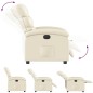 vidaXL Relaxsessel Elektrisch Creme Kunstleder vidaXL Relaxsessel Elektrisch Creme Kunstleder